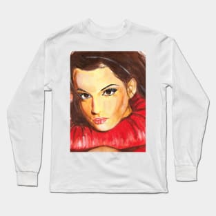 Anne Hathaway Long Sleeve T-Shirt